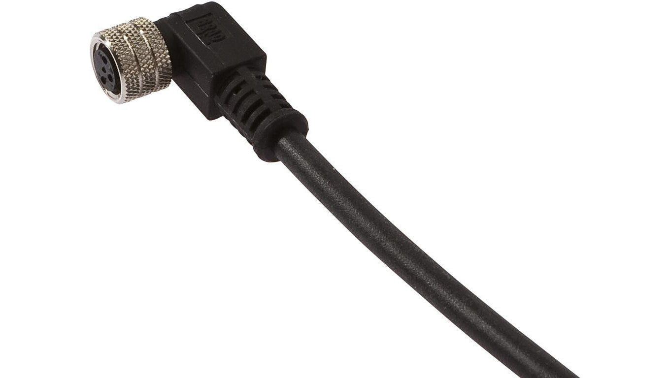 Kabel połączeniowy, 2,5 m, gniazdo M8 3-stykowe kątowe (180), wolny koniec kabla, PUR (poliuretan) VK990938