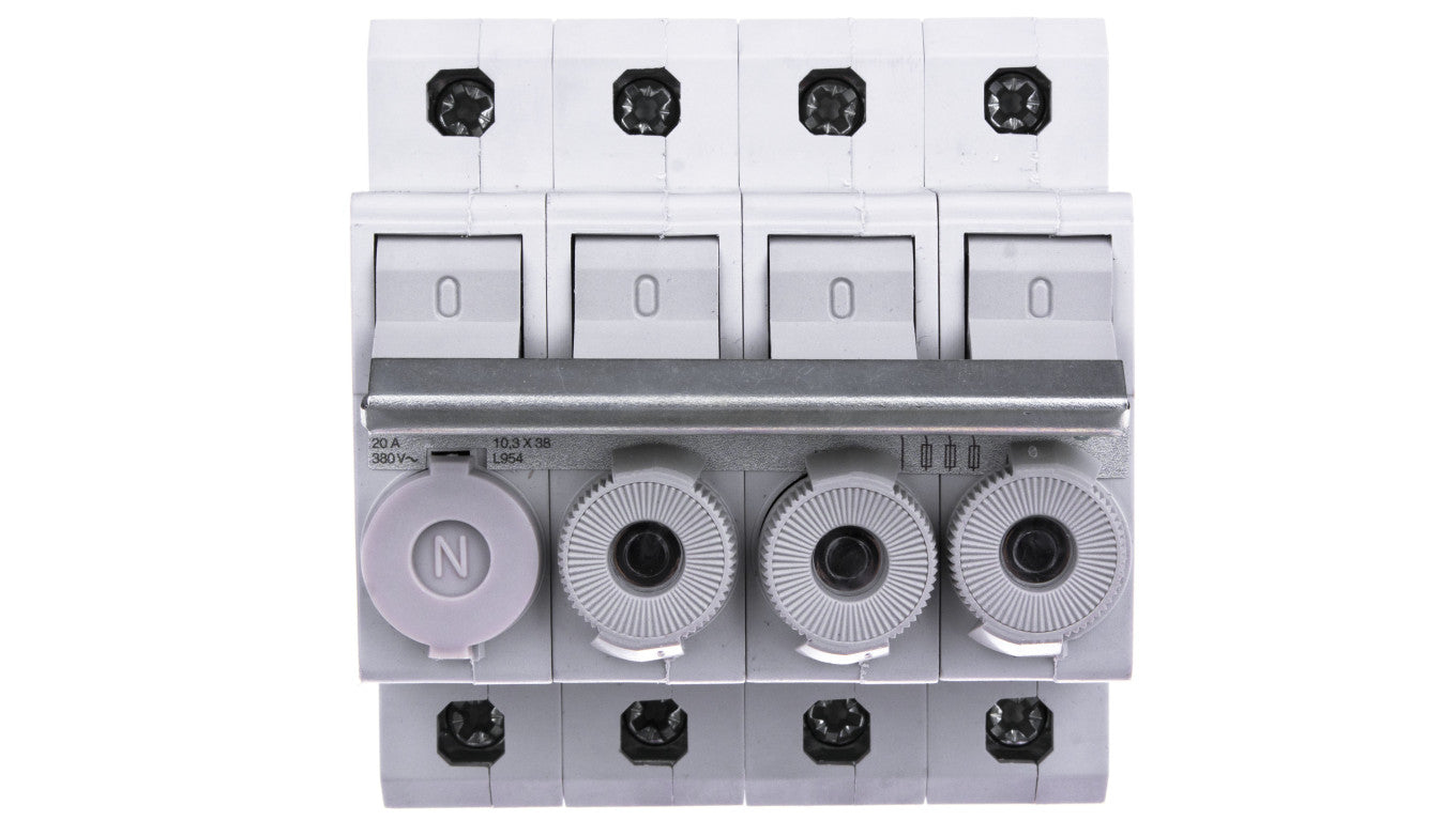 Rozłącznik bezpiecznikowy cylindryczny 4P 10x38mm L95400