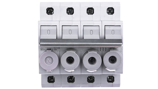 Rozłącznik bezpiecznikowy cylindryczny 4P 10x38mm L95400