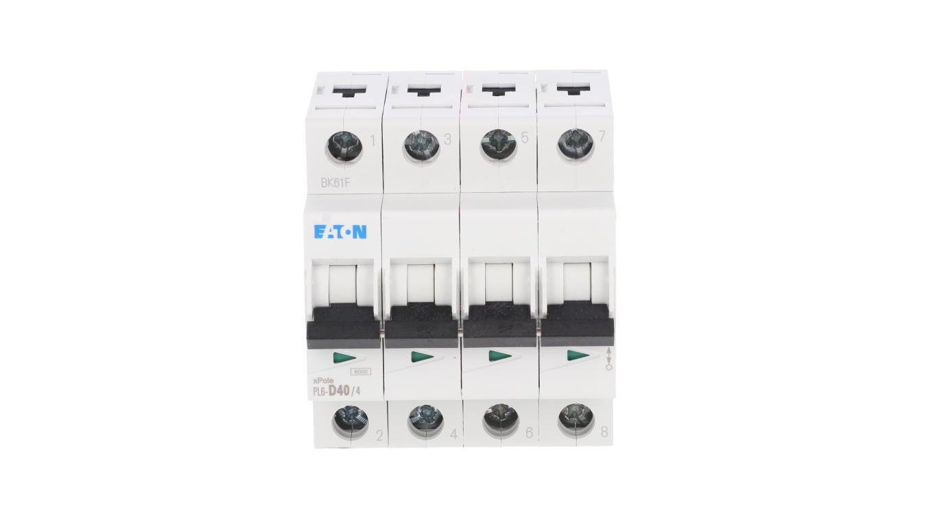 Wyłącznik nadprądowy 4P D 40A 6kA AC PL6-D40/4 166551