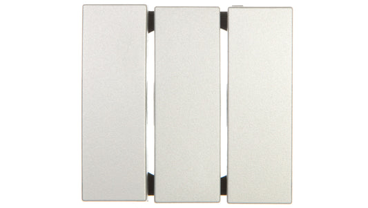 Berker B.7 Glas Klawisz potrójny do łącznika aluminium 16651404