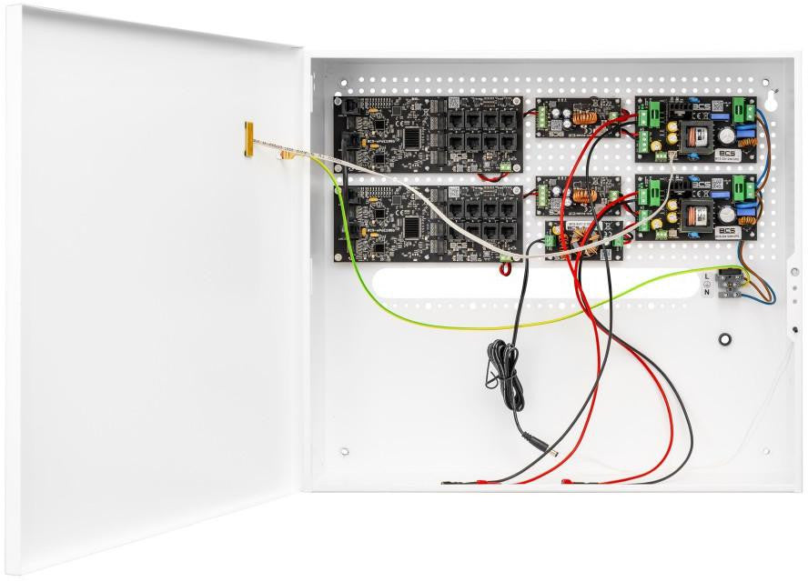 Zestaw zasilania buforowego PoE do 16 kamer i rejestratora BCS POWER BCS-UPS/IP16Gb/E-S