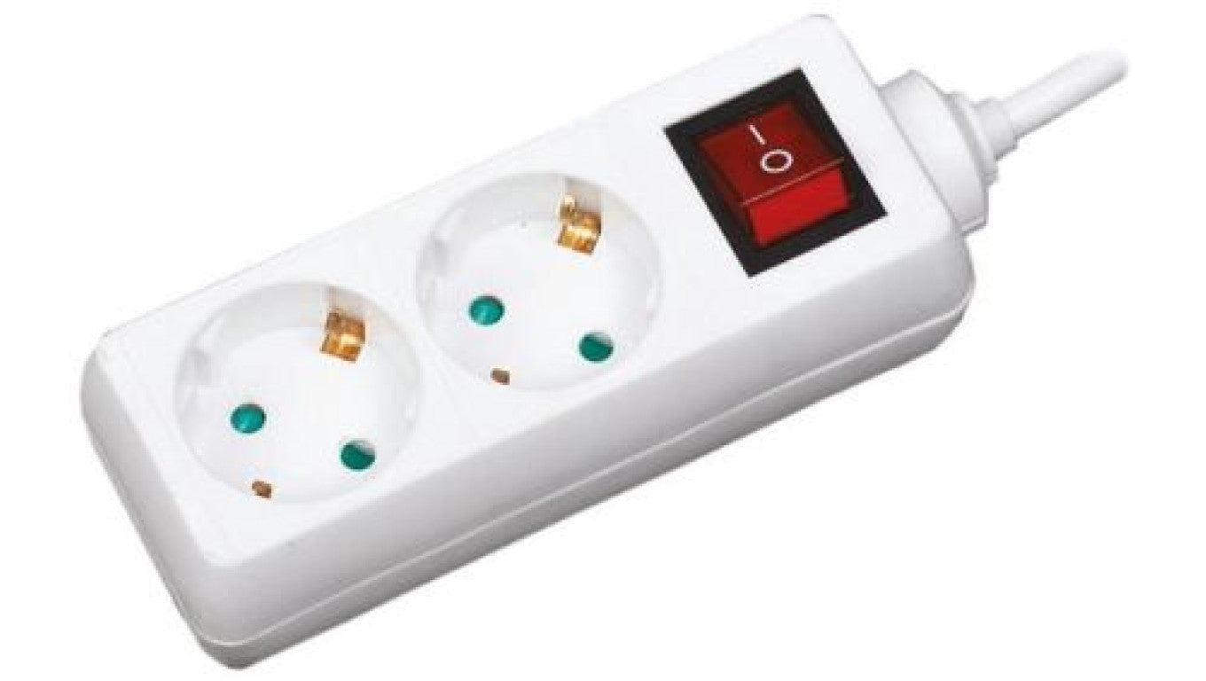 Przedłużacz 2-gniazda 250V AC Typ Schuko 10m 7056628