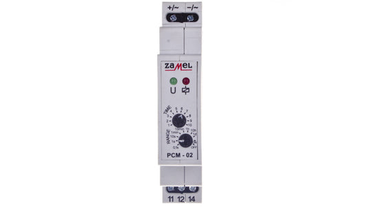 Przekaźnik czasowy 1P 16A 0,1sek-10dni 24V AC/DC PCM-02/24V EXT10000076