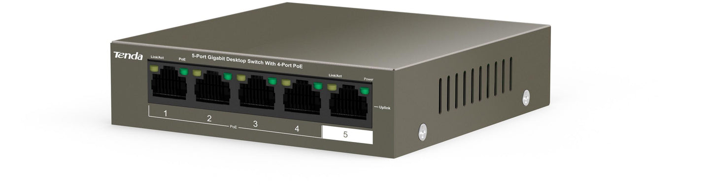 SWITCH POE TENDA TEG1105P-4-63W