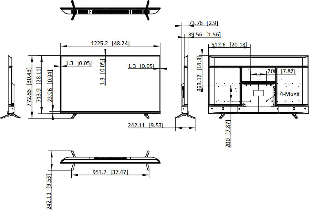 Monitor Hikvision DS-D5055U3-1V0S