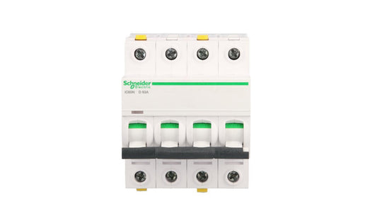 Wyłącznik nadprądowy 4P D 63A 6kA AC iC60N-D63-4 Acti9 A9F05463