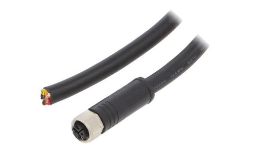 Złącze M12, żeńskie, PIN:5, wtyk, proste M12K-05BFDM-SL8S01