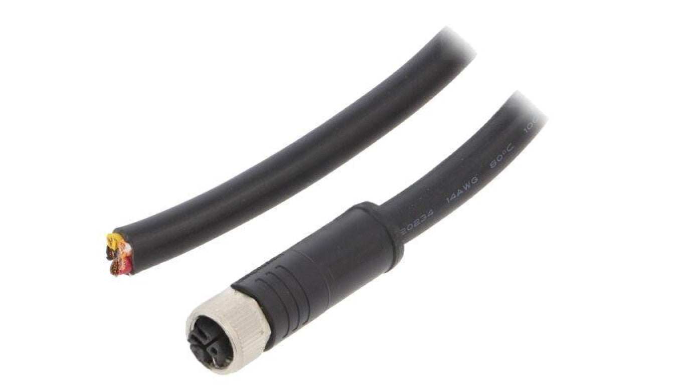 Złącze M12, żeńskie, PIN:5, wtyk, proste M12K-05BFDM-SL8S01