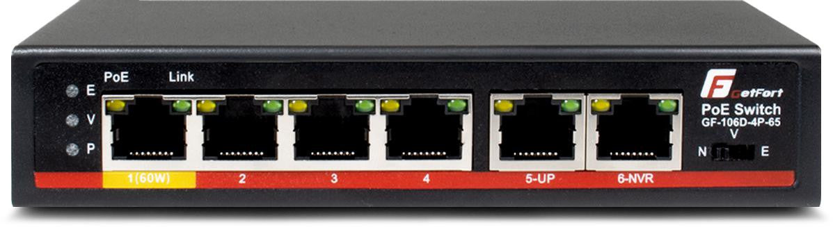 Zestaw monitoringu IP BCS Point 4x Kamera BCS-P-EIP28FWR3-Ai2 Rejestrator z dyskiem