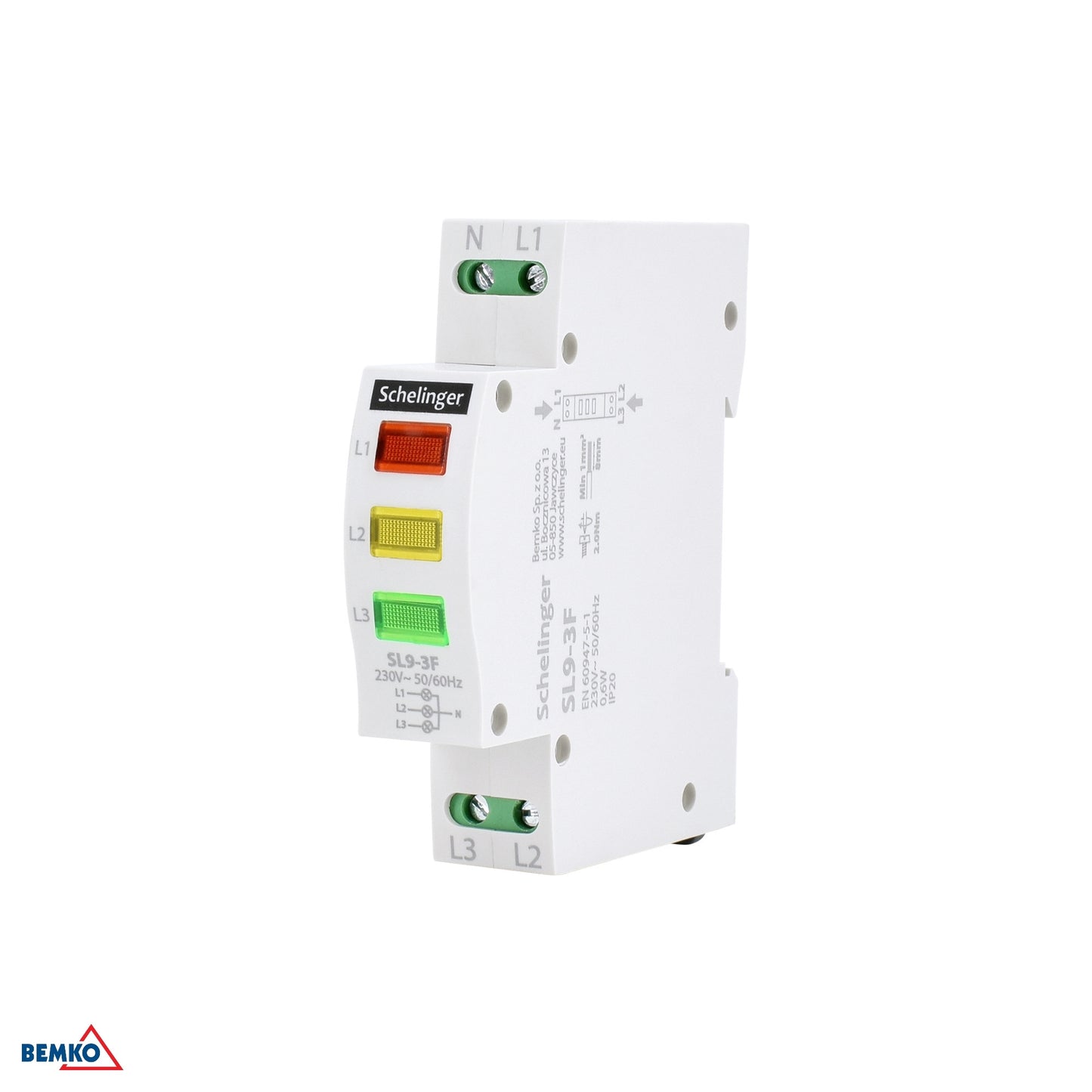 Lampka sygnalizacyjna SL9 3-fazowa SCHELINGER
