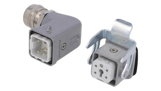 Złącze HDC męski + żeński C146 5-PIN 4+PE rozmiar A3 M20 C146 10E004 926 4