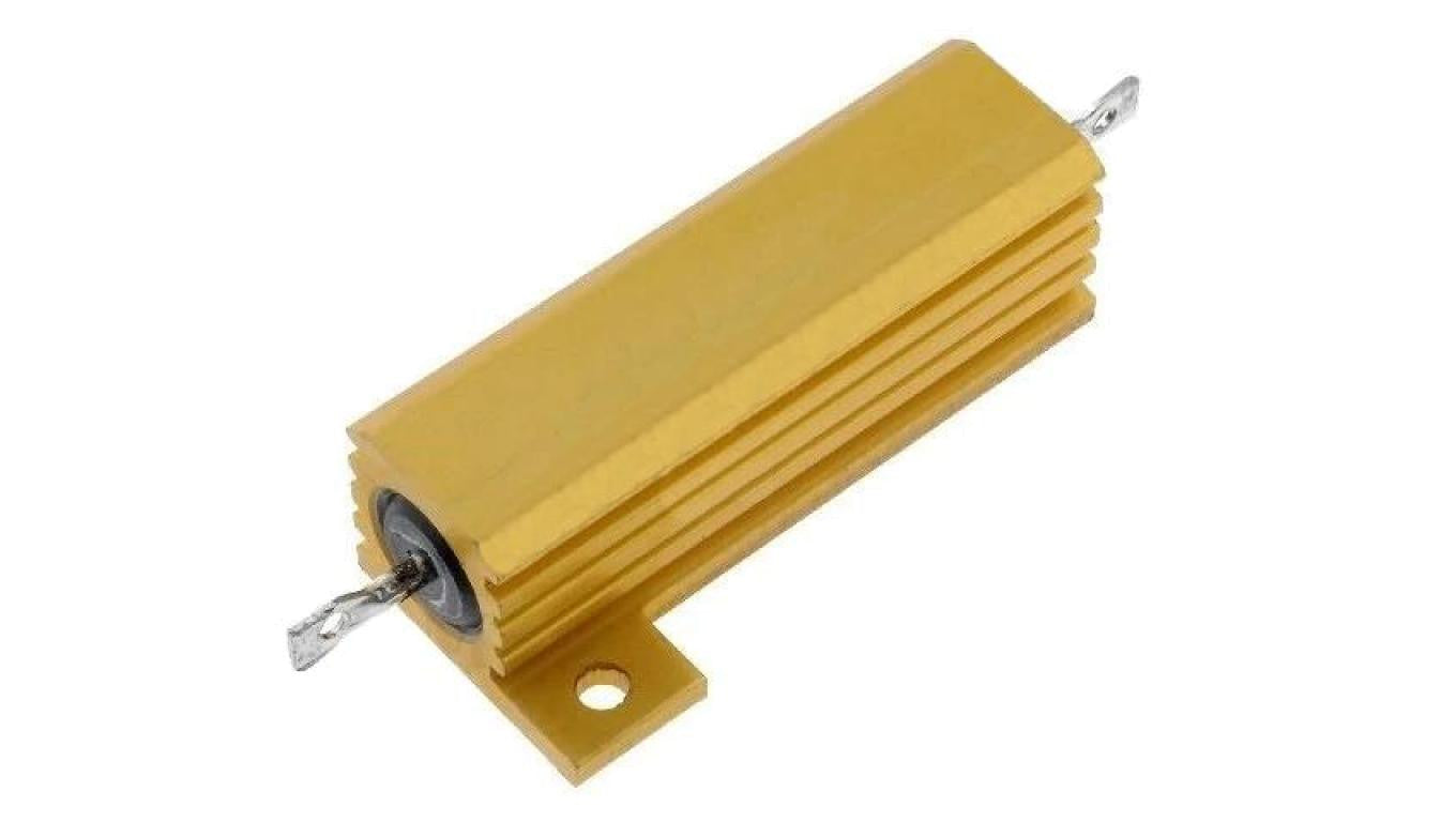 Rezystor drutowy z radiatorem przykręcany 50W 10 Kohm 0-1625984-3