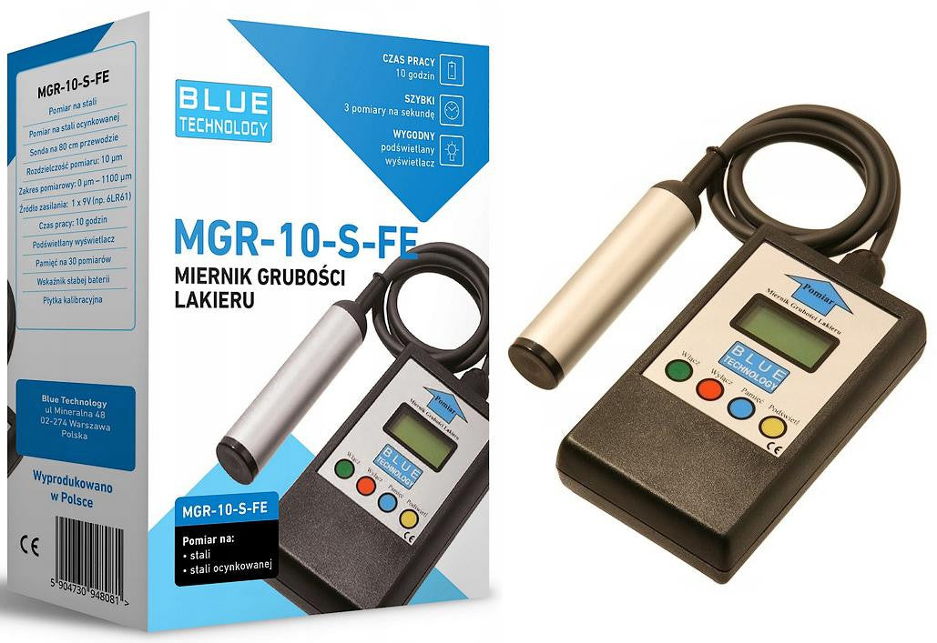 Miernik grubości lakieru Blue Technology MGR-10-S-FE