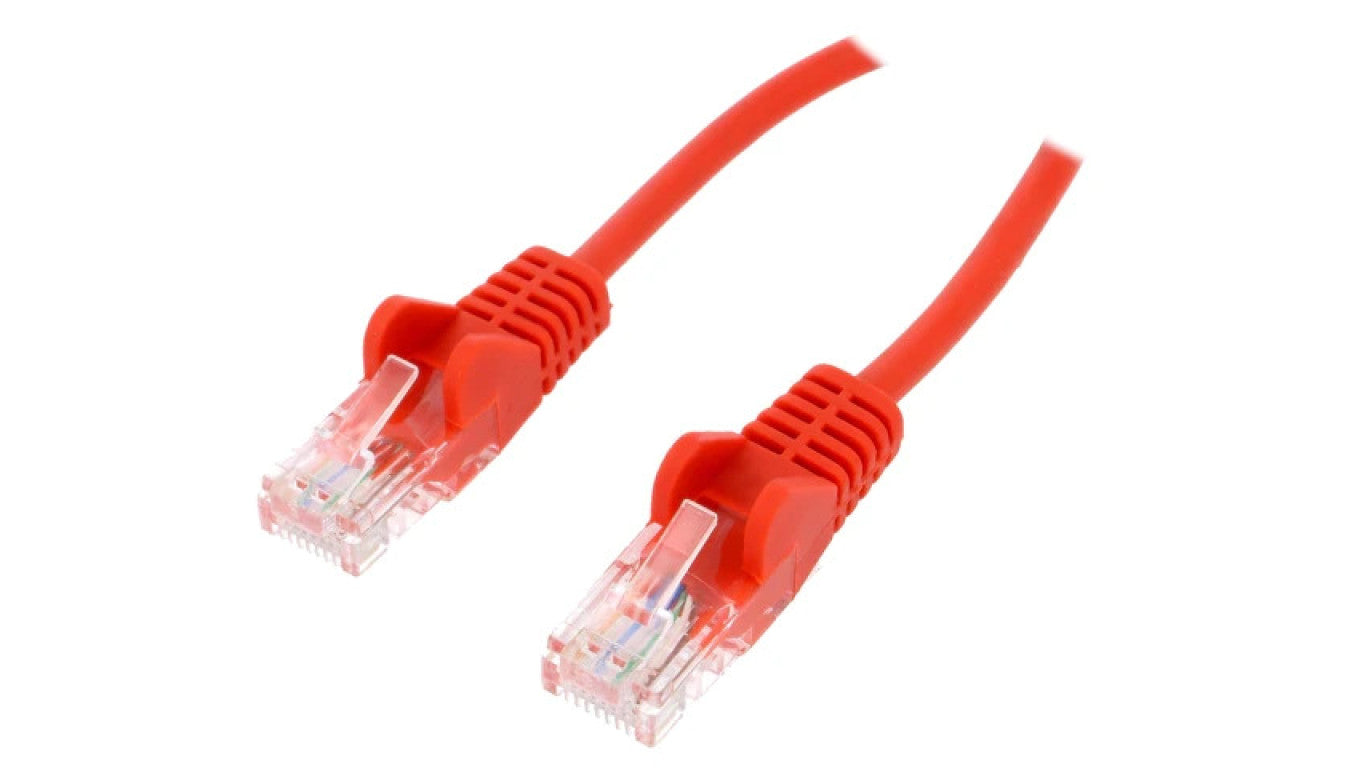 Patch cord U/UTP 6 linka CCA PVC czerwony 10m 24AWG 68446