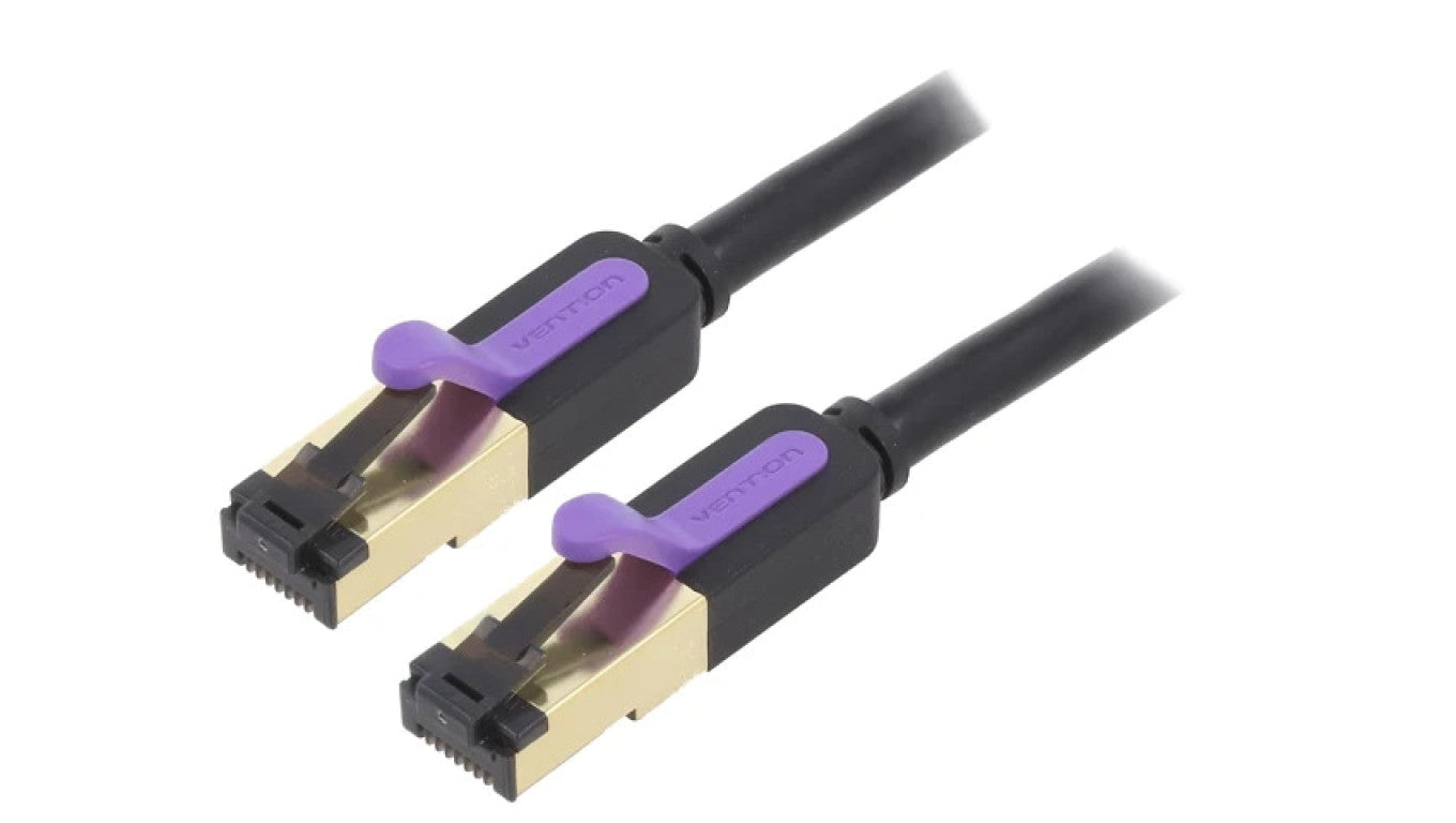 Patch cord S/FTP 7 linka OFC PVC czarny 3m 28AWG ICDBI