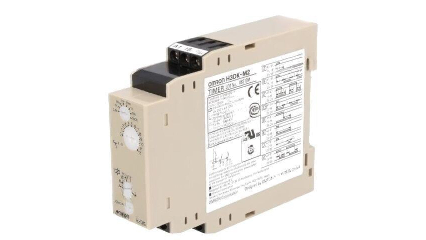 H3DK-M2 Przekaźnik czasowy 0,1s÷1200h DPDT 250VAC/5A Uzas: 24÷240VAC