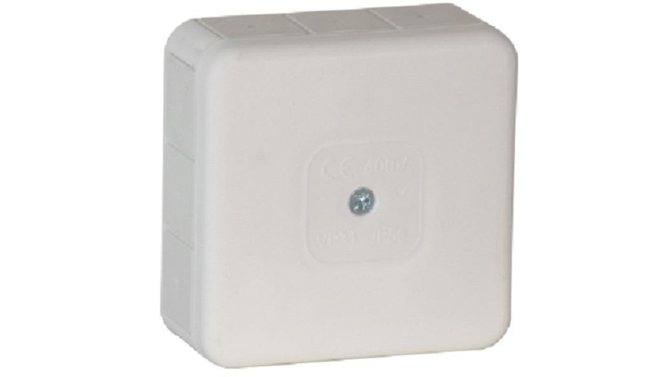 Puszka natynkowa pusta 12 wlotów VIPLAST VP-31 BIAŁA IP55 85x85x37mm 031-01