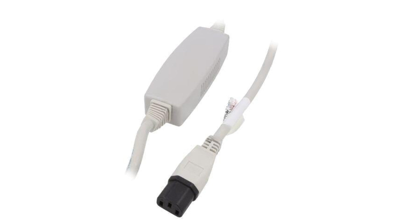 Kabel IEC C13 żeński 2m biały 10A 250V IP20 IF13-SE-H05-3100-WF-200