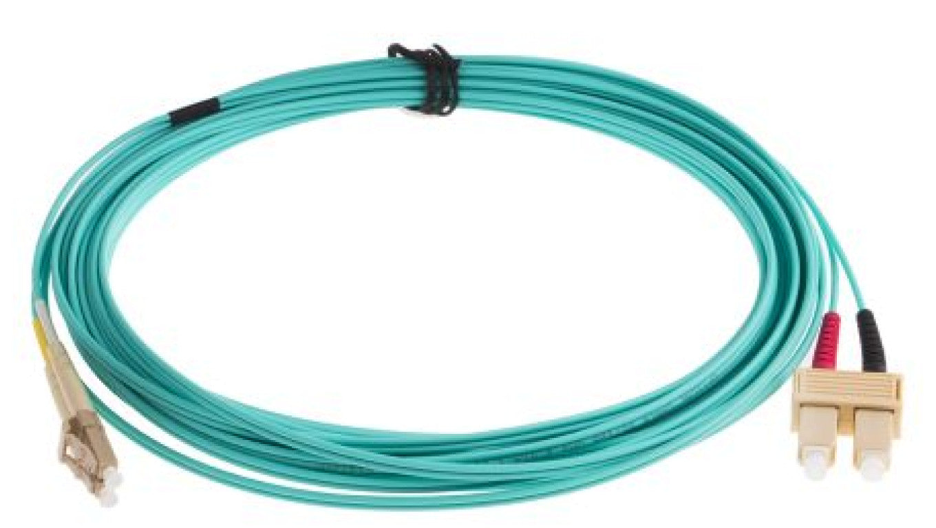 Kabel światłowodowy, średnica: 900μm, OM3 Wielomodowy, Niebieski, LC/SC