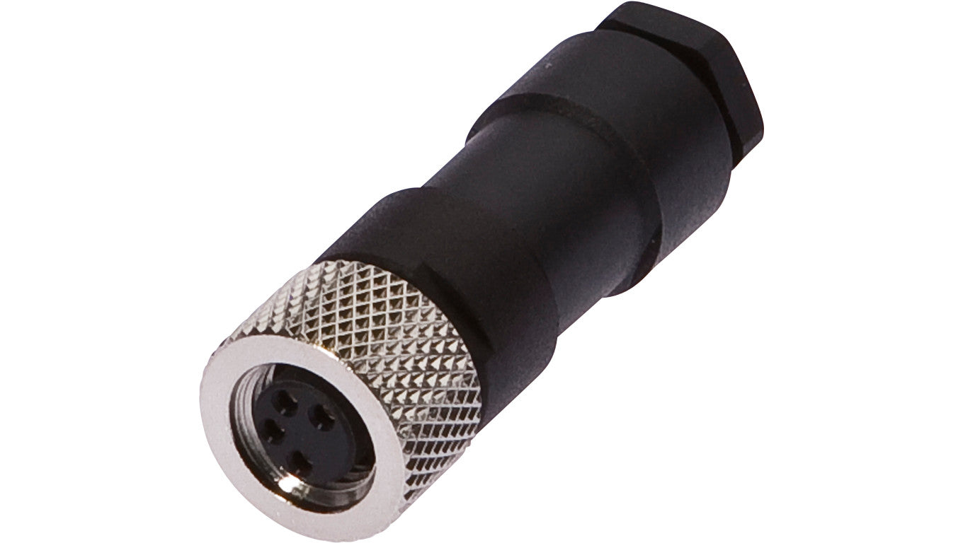 Gniazdo kablowe, proste, do samodzielnego montażu Złącze lutownicze, Ø3,5-5mm, 4A, 30V, VK003075
