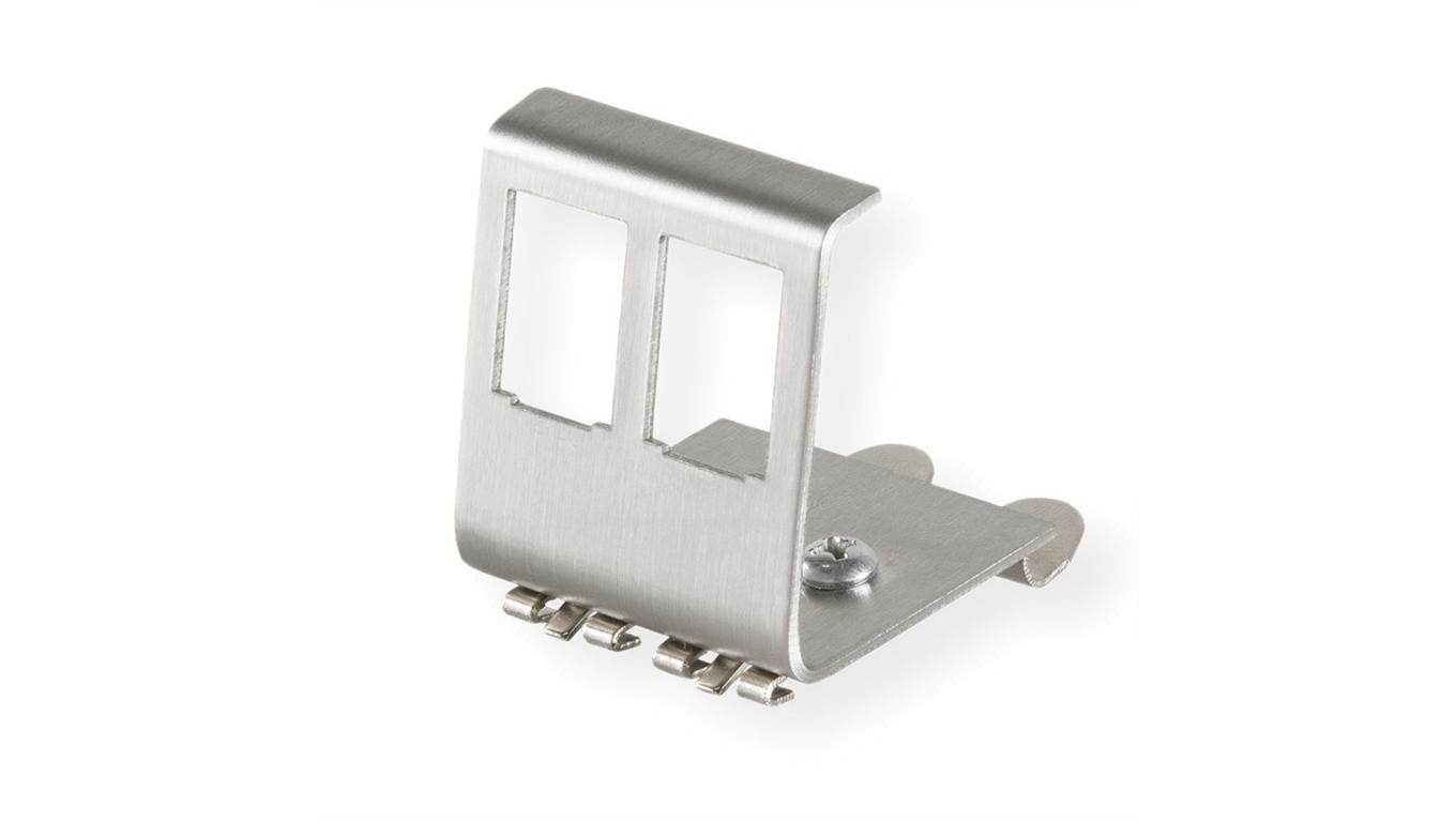 VALUE - adapter na szynę DIN pusty, dla 2 keystonów