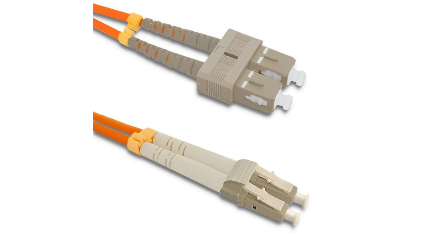 Qoltec Patchcord światłowodowy SC/UPC - LC/UPC Multimode 50/125 OM2 Duplex 5m