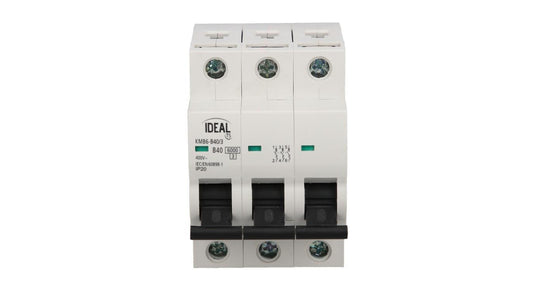 Wyłącznik nadprądowy 3P B 40A 6kA AC KMB6-B40/3 VDE 23168