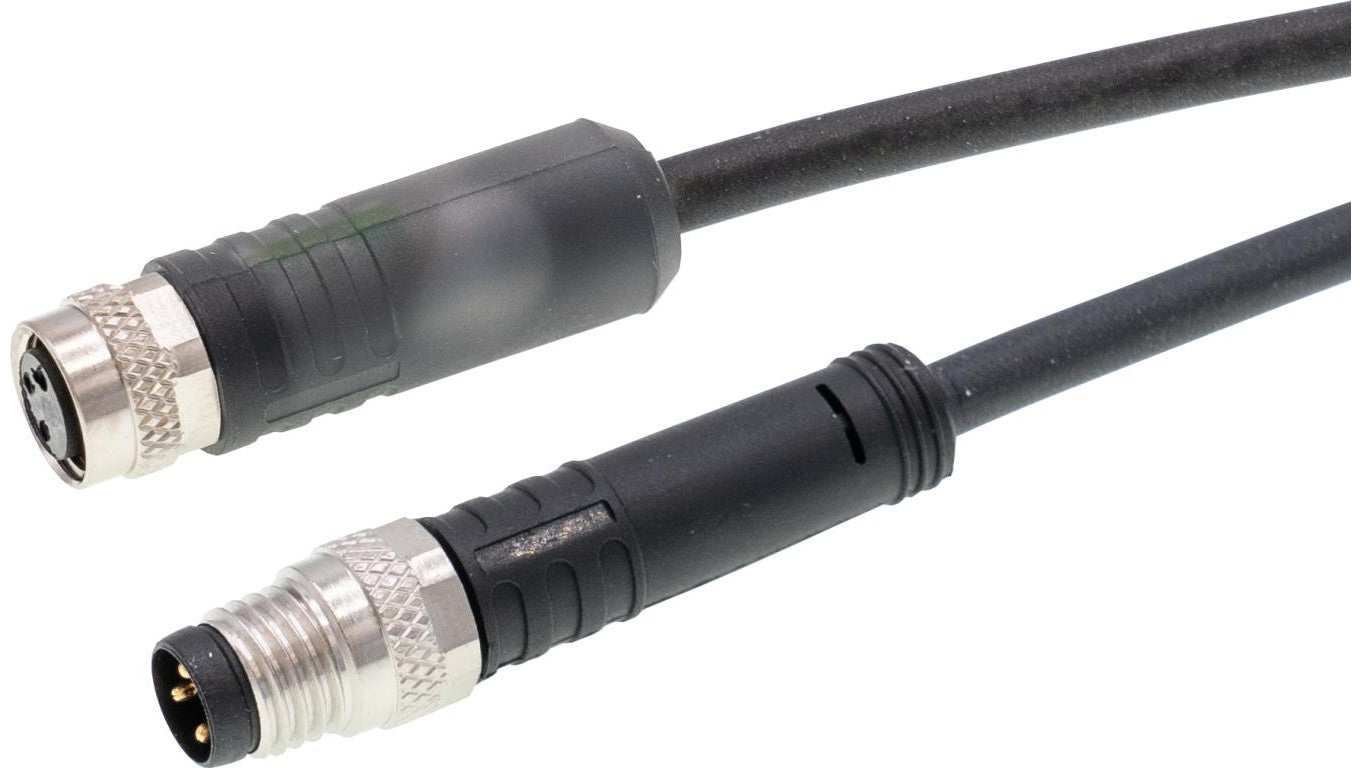 Kabel połączeniowy, 5 m, gniazdo M8 3-stykowe proste, wtyczka M8 3-stykowa prosta, PUR (poliuretan) VK500F76