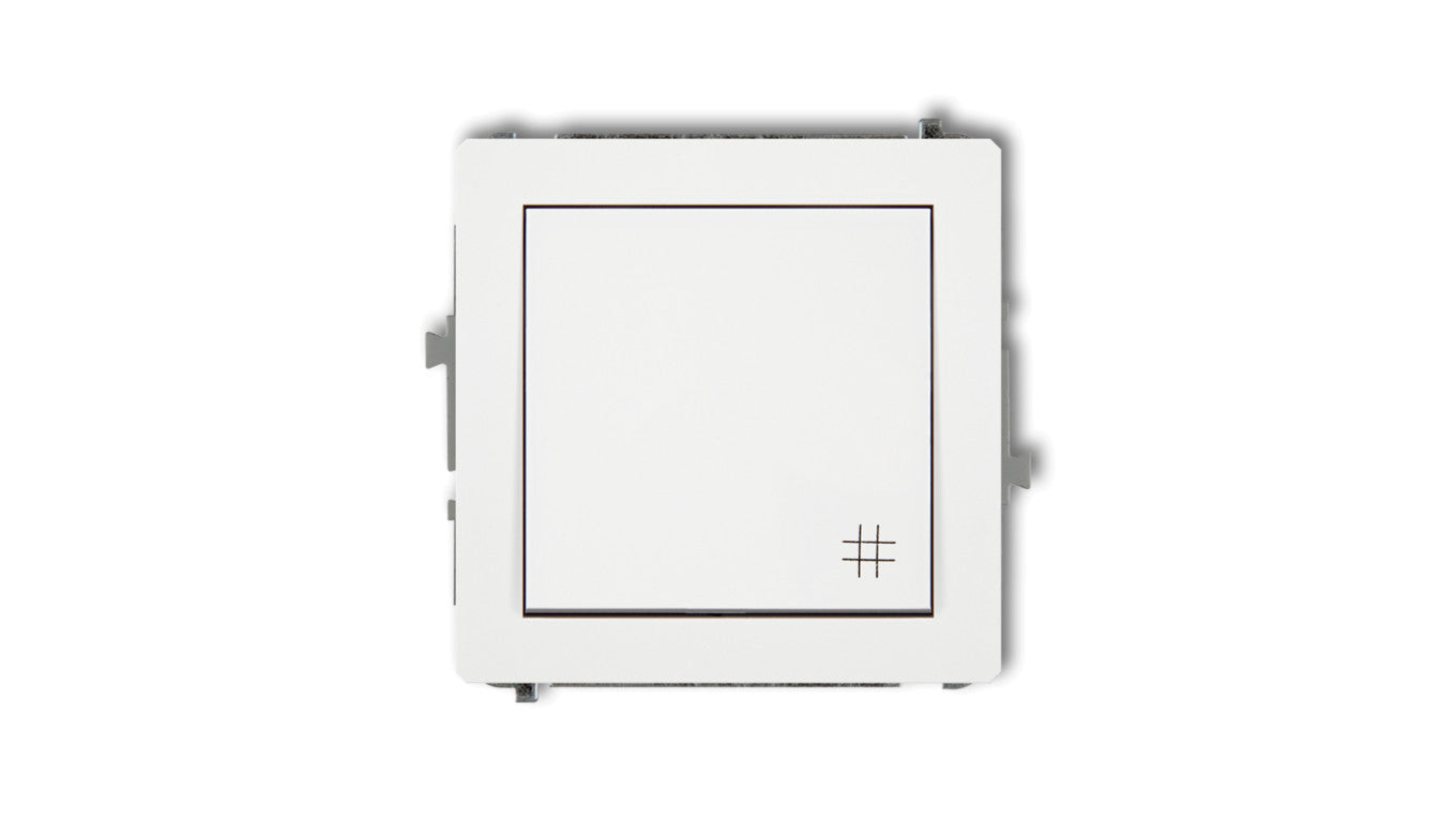 DECO Mechanizm łącznika krzyżowego, biały mat 25DWP-6
