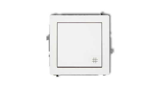 DECO Mechanizm łącznika krzyżowego, biały mat 25DWP-6