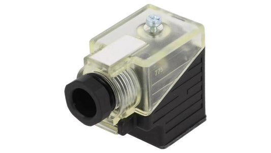 Złącze zaworowe, wtyk format A, 18mm żeńskie -PIN 3 kątowe 90 7000-29521-0000000