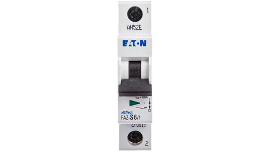 Wyłącznik nadprądowy 1P S 6A 15kA AC FAZ S6/1 278610