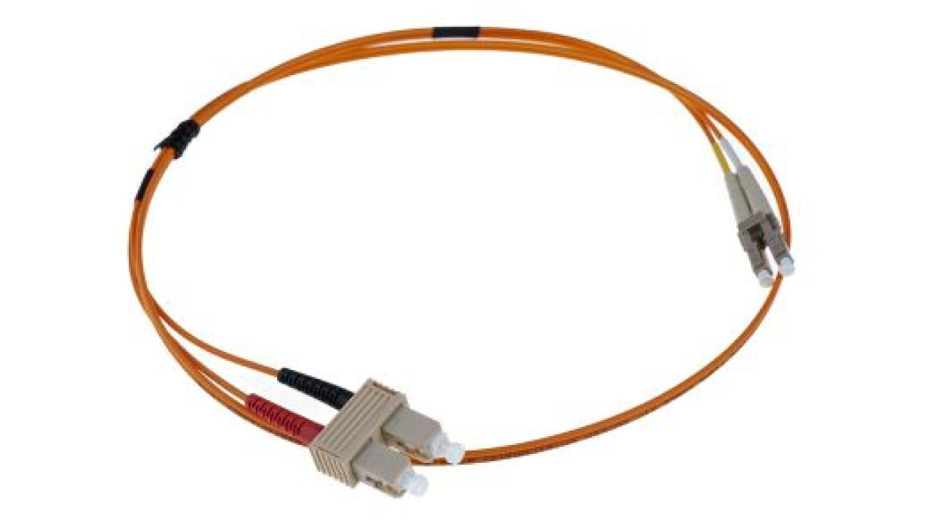 Kabel światłowodowy, średnica: 62.5/125μm, OM1 Wielomodowy, Pomarańczowy, LC/SC
