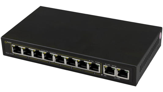 SWITCH POE PULSAR SG108 10-PORTÓW (8xPoE + 2xUPLINK)