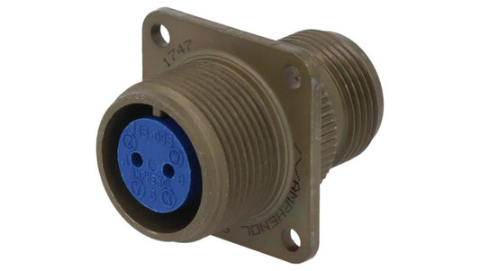 Złącze okrągłe -PIN 2 rozmiar 14S 97 stop aluminium 97-3100A-14S-9S