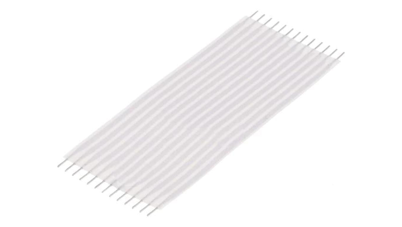 Złącze zwora elastyczna R.taśmy 2,54mm L 76,2mm proste 3-1437144-0