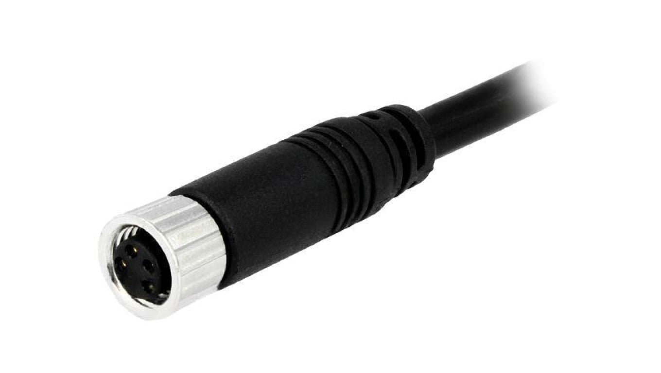 Złącze M8, żeńskie, PIN:4, wtyk, proste, 30V 8-04AFFM-SL7A01