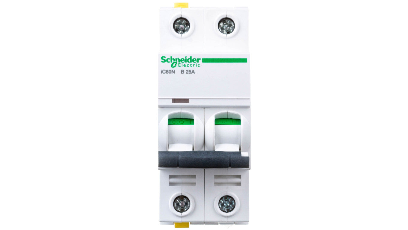 Wyłącznik nadprądowy 2P B 25A 6kA AC iC60N-B25-2 Acti9 A9F03225