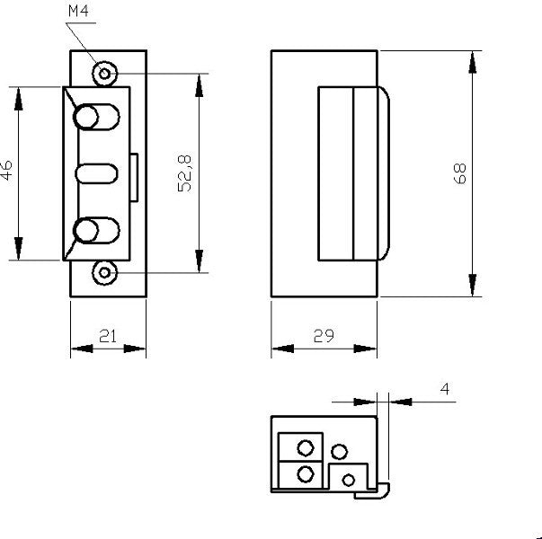 ZACZEP ELEKTRA R4 Z PAM. WEW. i BLOK. SYMETR. 12V