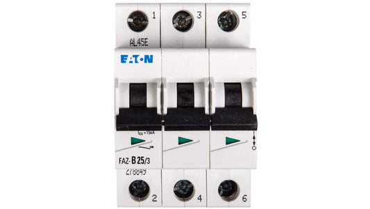 Wyłącznik nadprądowy 3P B 25A 15kA AC FAZ B25/3 278849