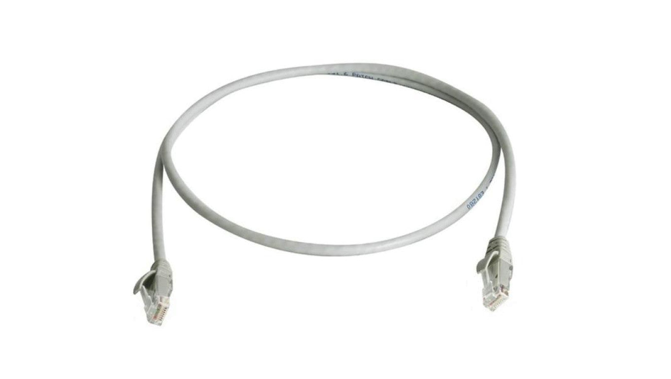 Telegärtner Patchcord U/UTP szary kat.5 PVC 3,0m