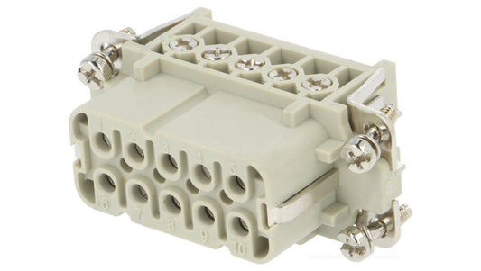 Złącze HDC żeńskie 10-PIN 250V T2010102201-000