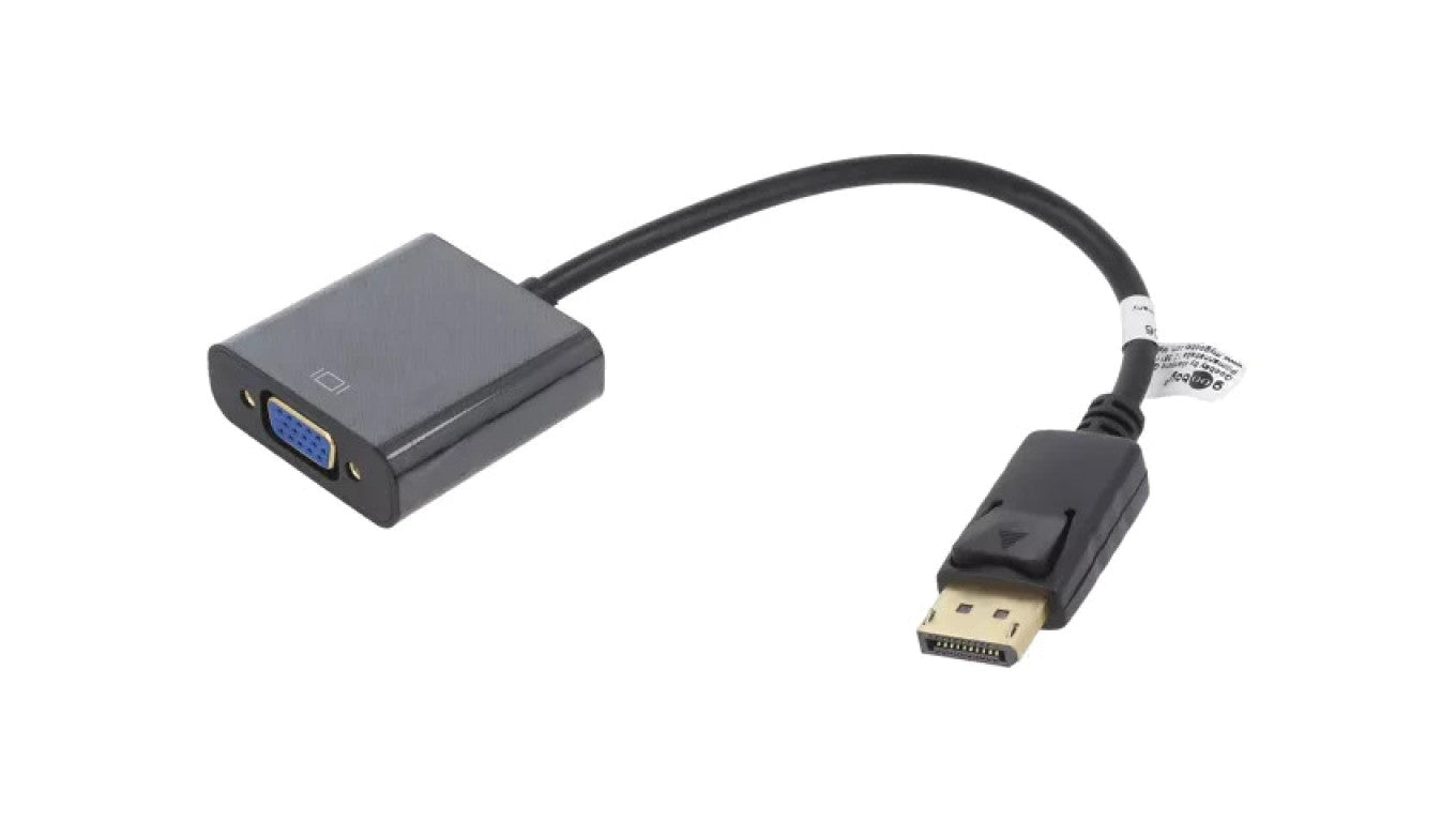 Konwerter DisplayPort 1.1 0,15m Obsługa: 1080p, FullHD czarny 60606