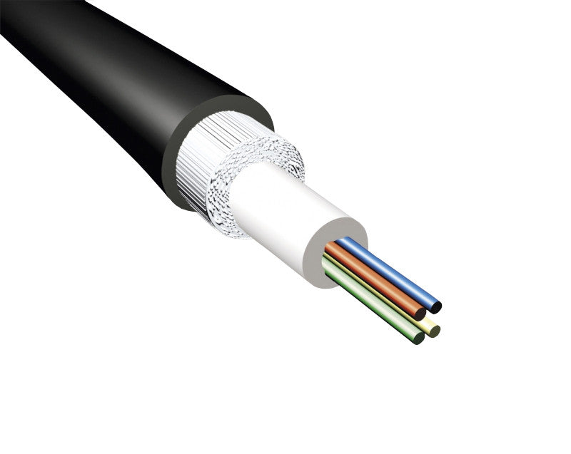 KABEL ŚWIATŁOWODOWY 8x9/125 uniwersalny jednotubowy, wzmocniony, śr. 6.5mm, 2000N - AR02 (SL-JH)