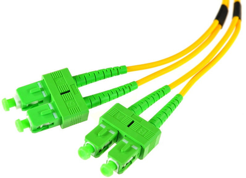 PATCHCORD ŚWIATŁOWODOWY SM 10M DUPLEX 9/125, SC/APC-SC/APC