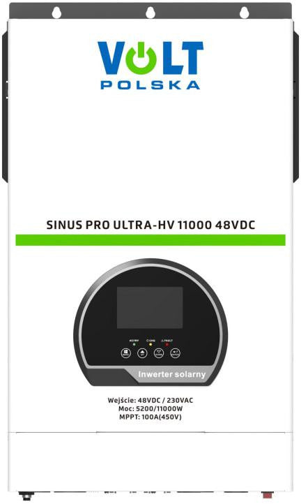 Przetwornica inwerter solarny Volt Polska SinusPro Ultra-HV 11000 48V/230V 5200/11000W 100A MPPT (45