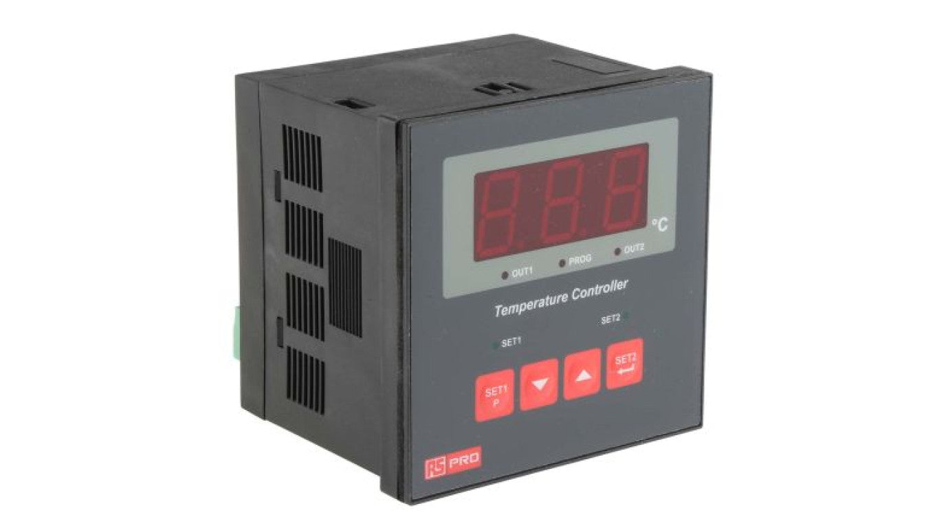 Regulator temperatury wł./wył. 1-wyjściowy-wyjściowy, Uz 230 V AC, 96 x 96mm