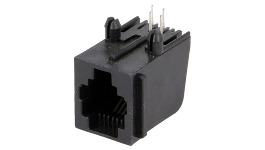Gniazdo RJ11 4-pin Kat 3 ekranowane,z blokadą panel stop 5520250-2