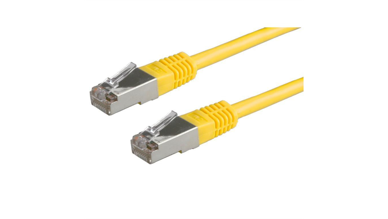 VALUE Kabel krosowy kat. 6 (klasa E) S/FTP (PiMF), żółty, 10 m